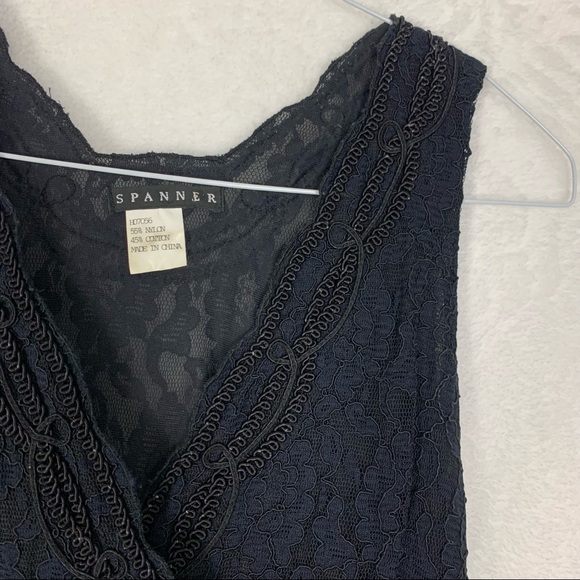 spanner medium black lace tank - Picture 10 of 13